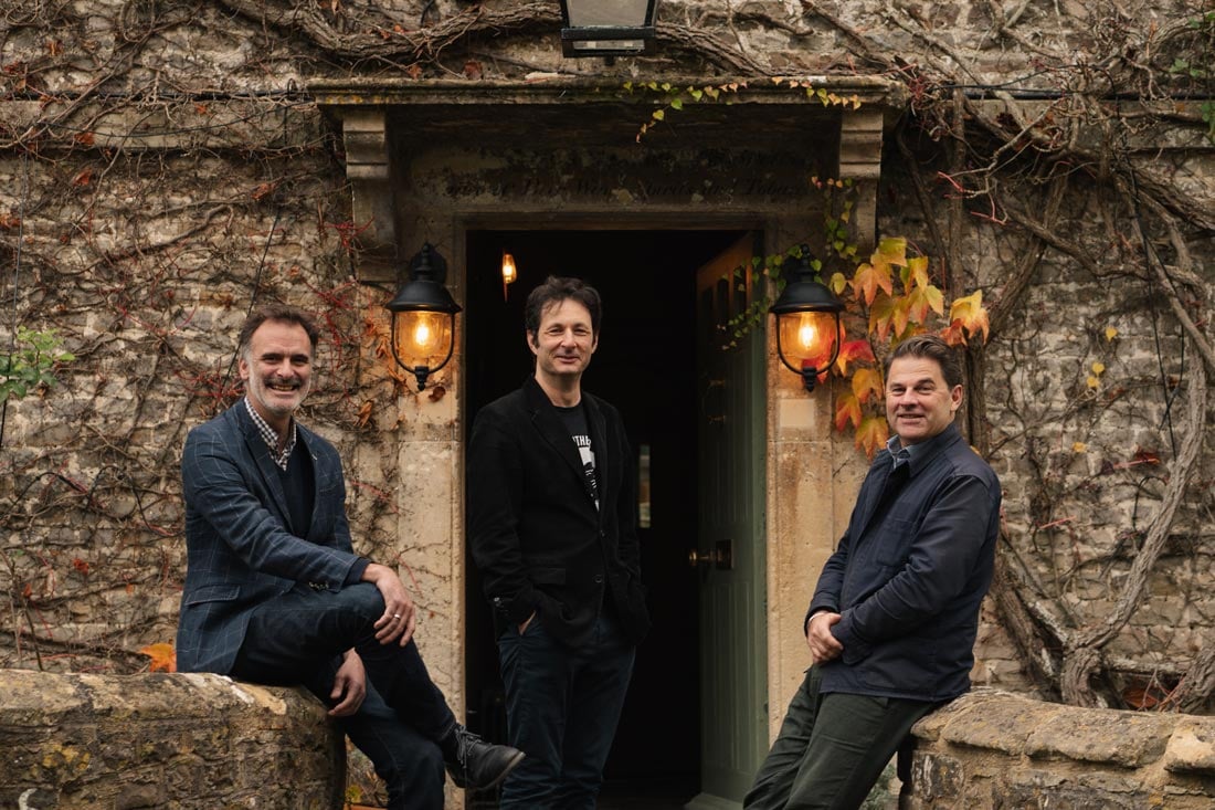 Beckford Group owners Charlie Luxton, Dan Brod and Matt Greenlees