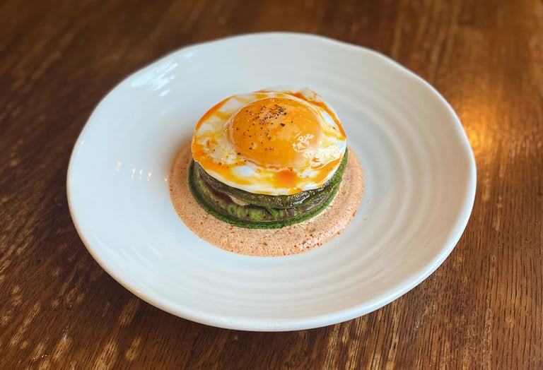 Spinach pancakes