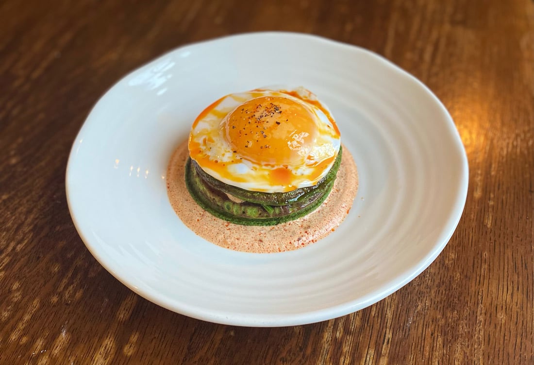 Spinach pancakes