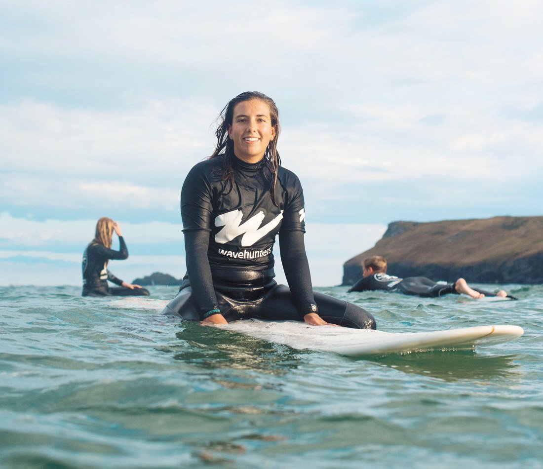 Watergate Bay Hotel Wavehunters surfing