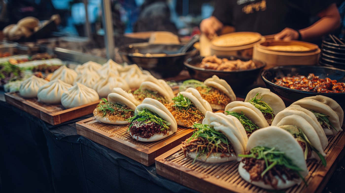 dim sum at Wells Food Festival