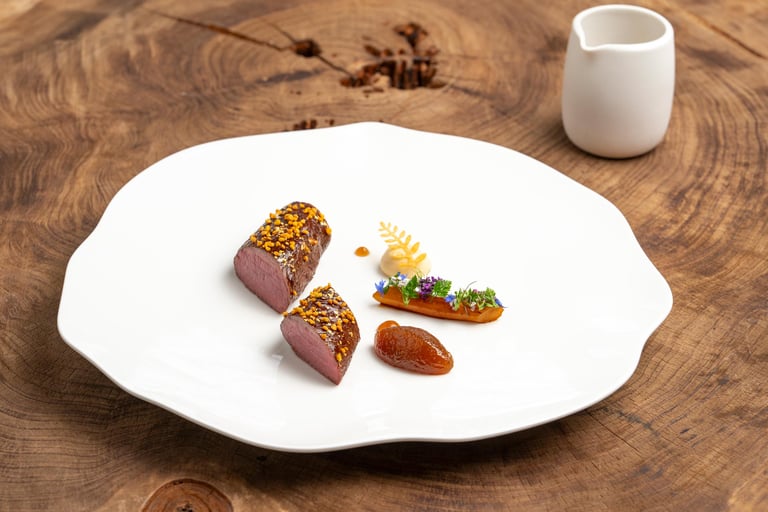 The venison dish at Àclèaf