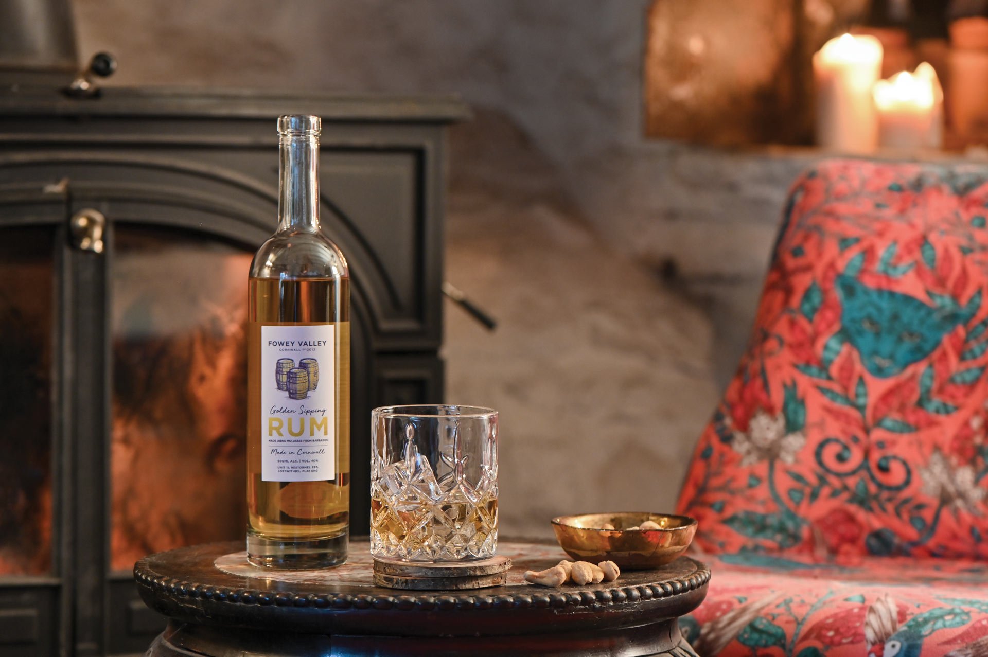 Golden sipping rum is the ultimate festive joy in a glass