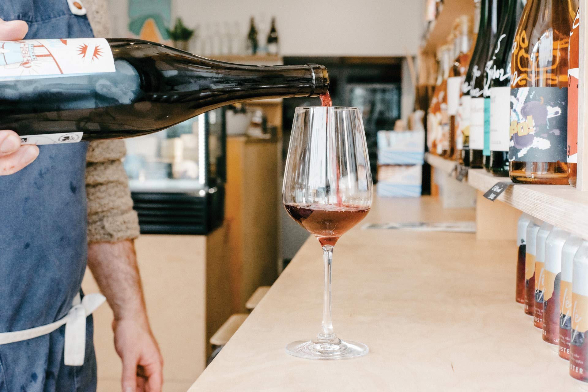 Pullo wine bar in Exeter