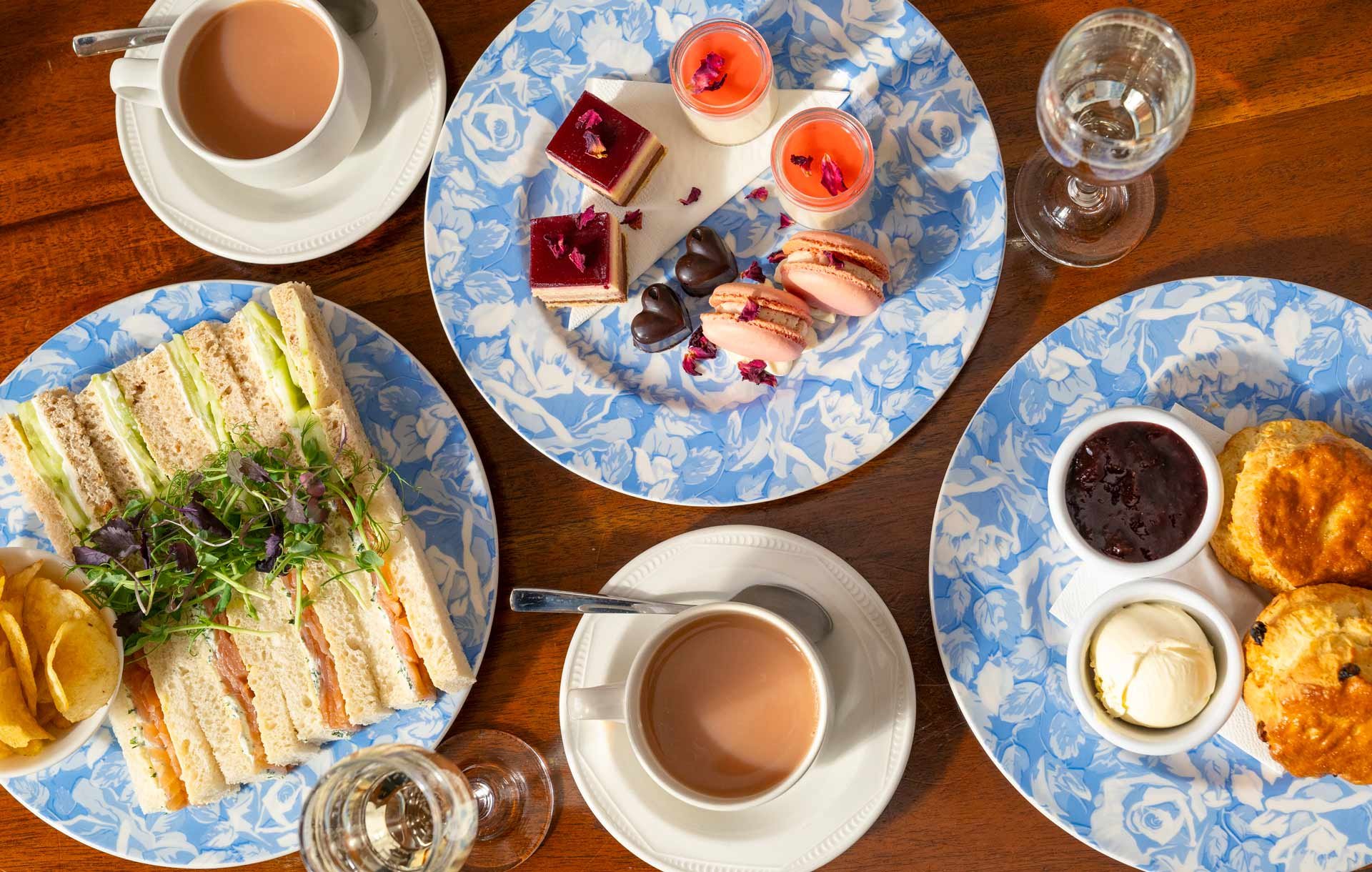 Afternoon tea at the Budock Vean Hotel & Spa