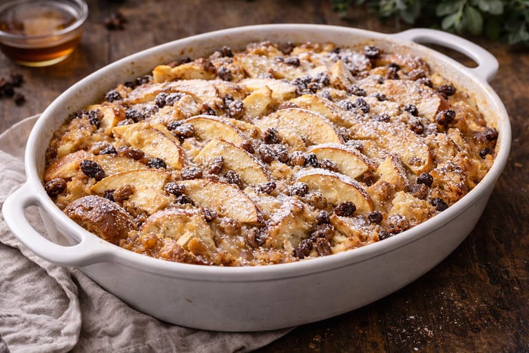 Bread and butter pudding