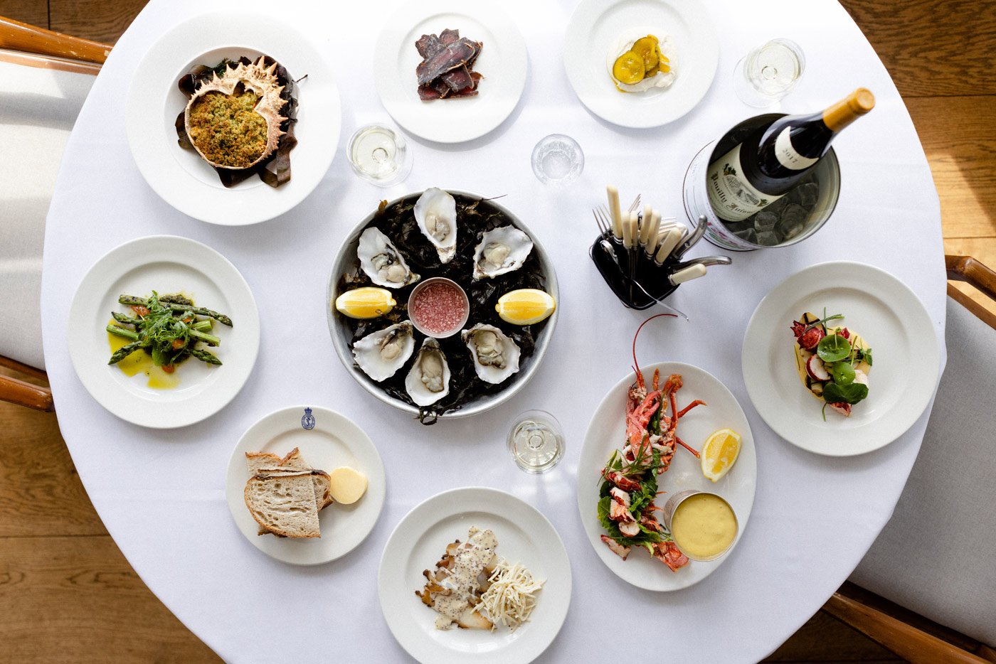 Dishes at the Seaside Boarding House