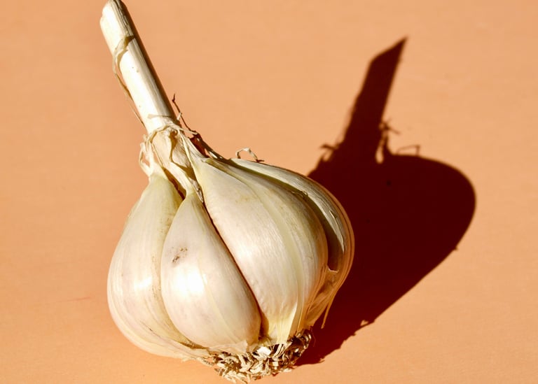 Ping Coombes crispy garlic and garlic oil