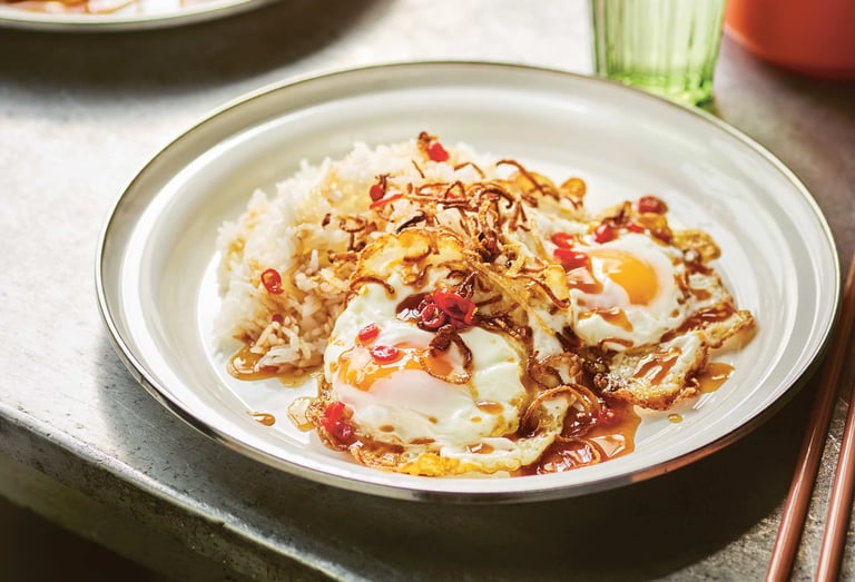 Ping Coombes crispy Bangkok eggs