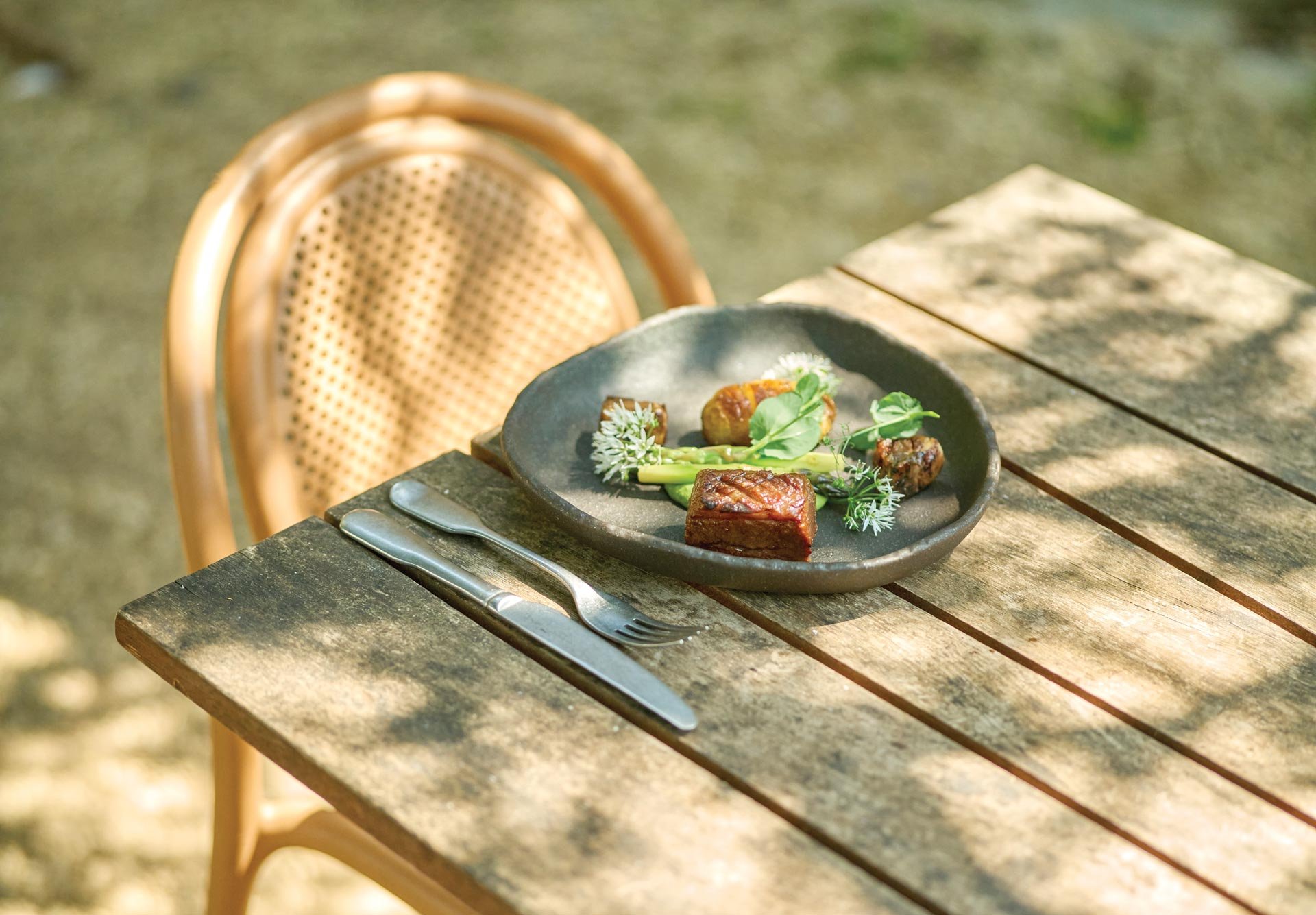 fermented wild garlic dish