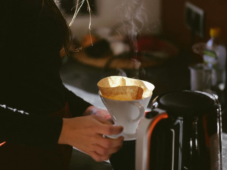 Brewing coffee at home