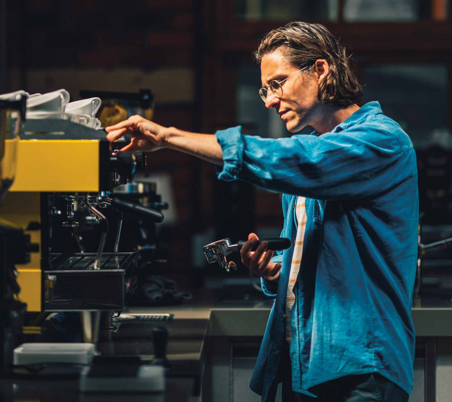 Barista at Dark Woods