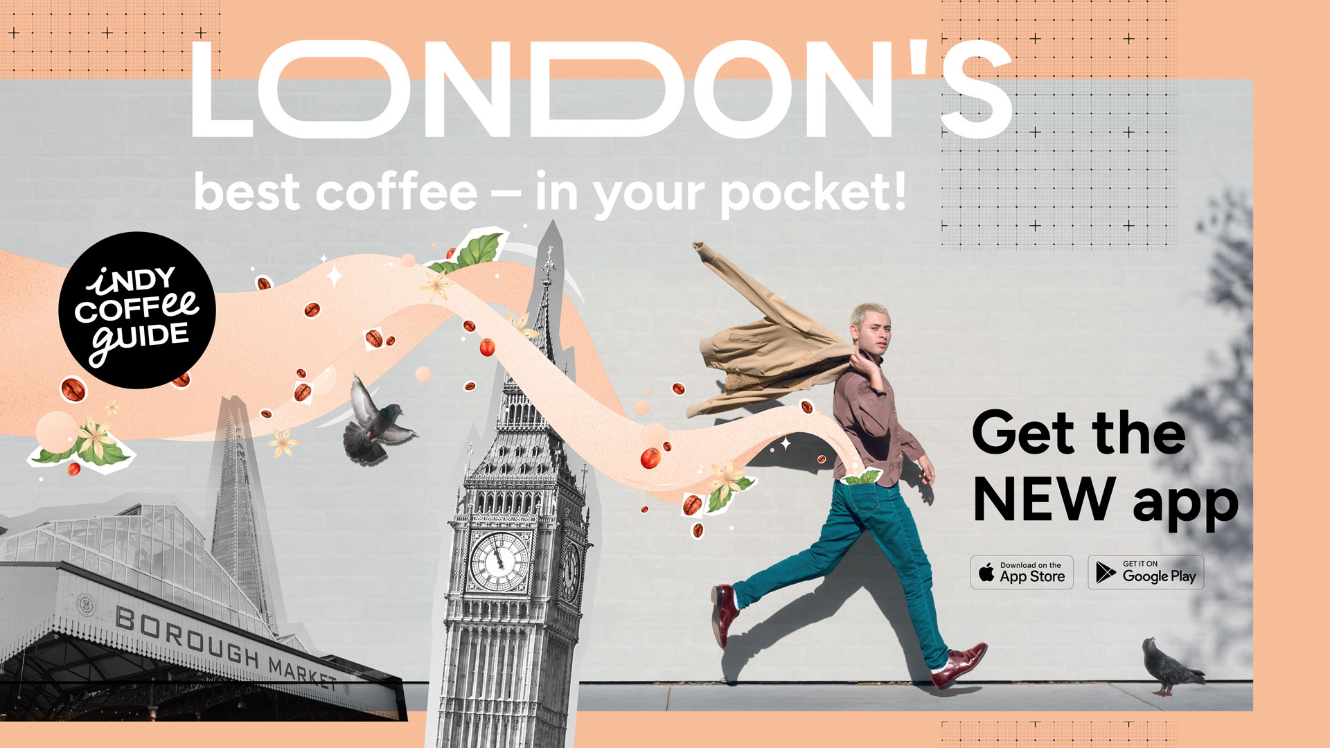 Londin Indy Coffeee Guide app