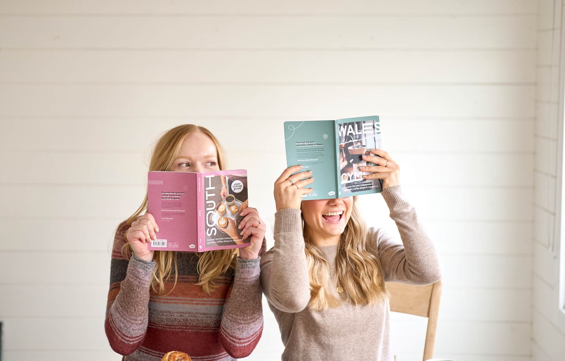 Wiki and Selena at Indy Cofee Guide photo shoot