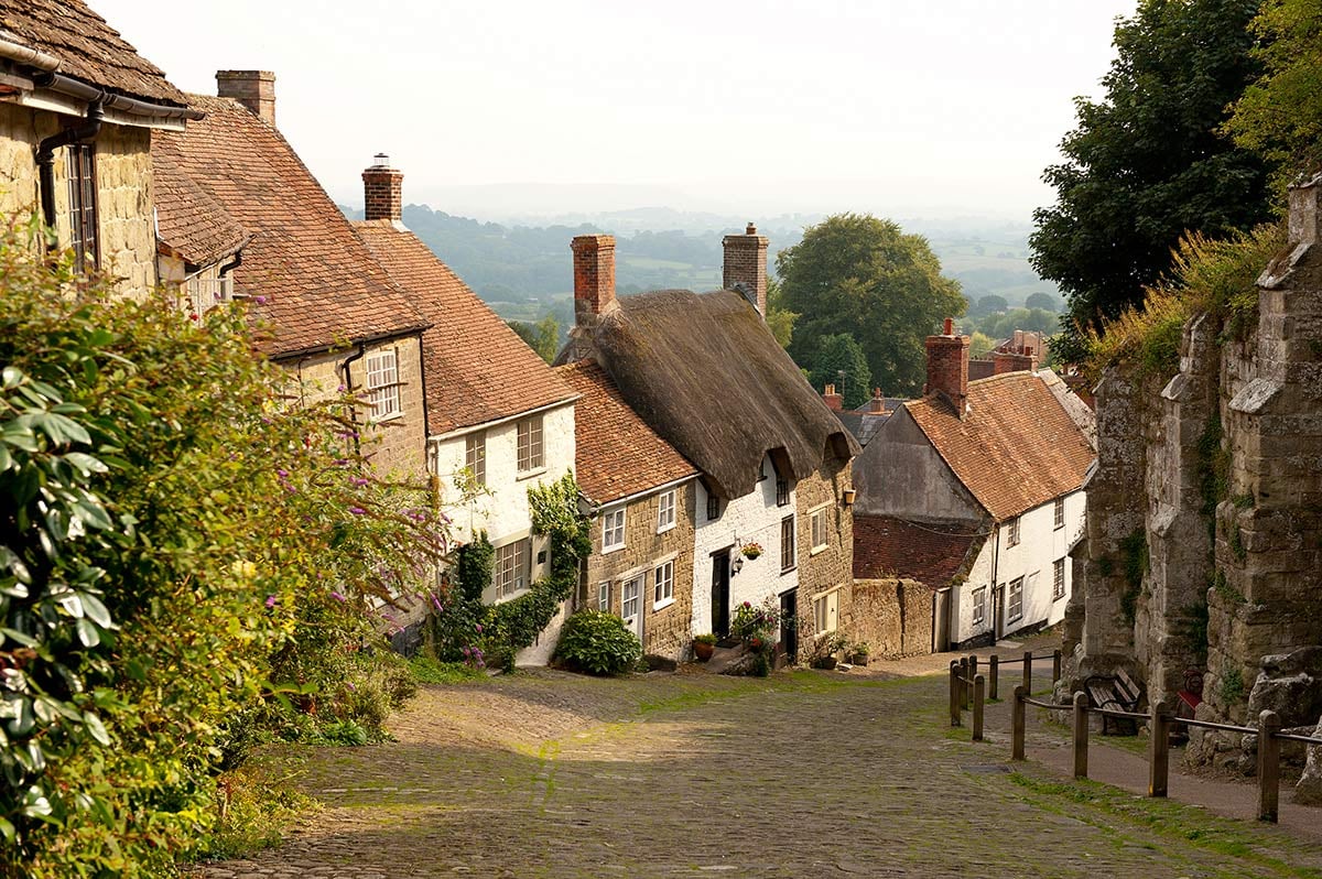 a row of listed buildings