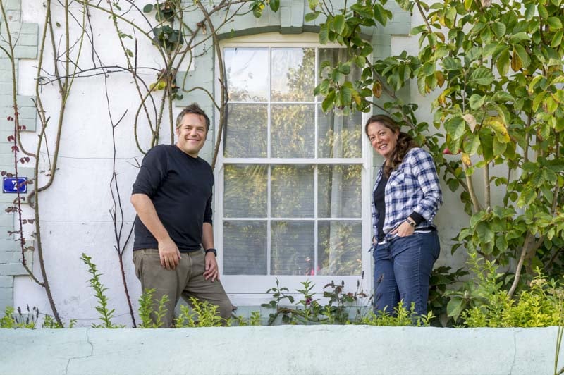 Poppy and Guy Harrop, enjoying their Secondary Glazing