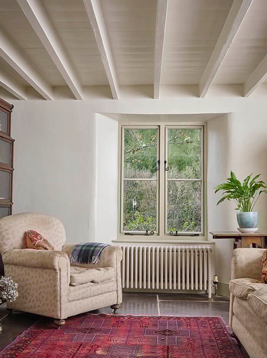 Mitchell & Dickinson secondary glazing case study Cornwall, wooden period window