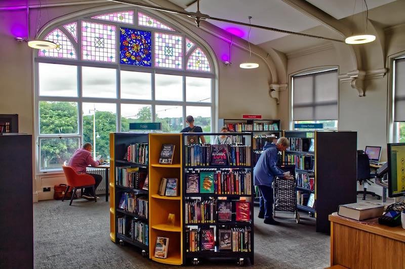 Bideford Library interior shot