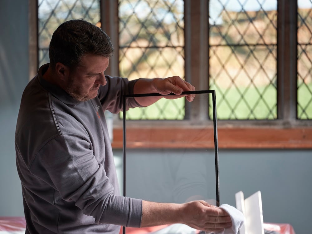cleaning CosyGlazing panels