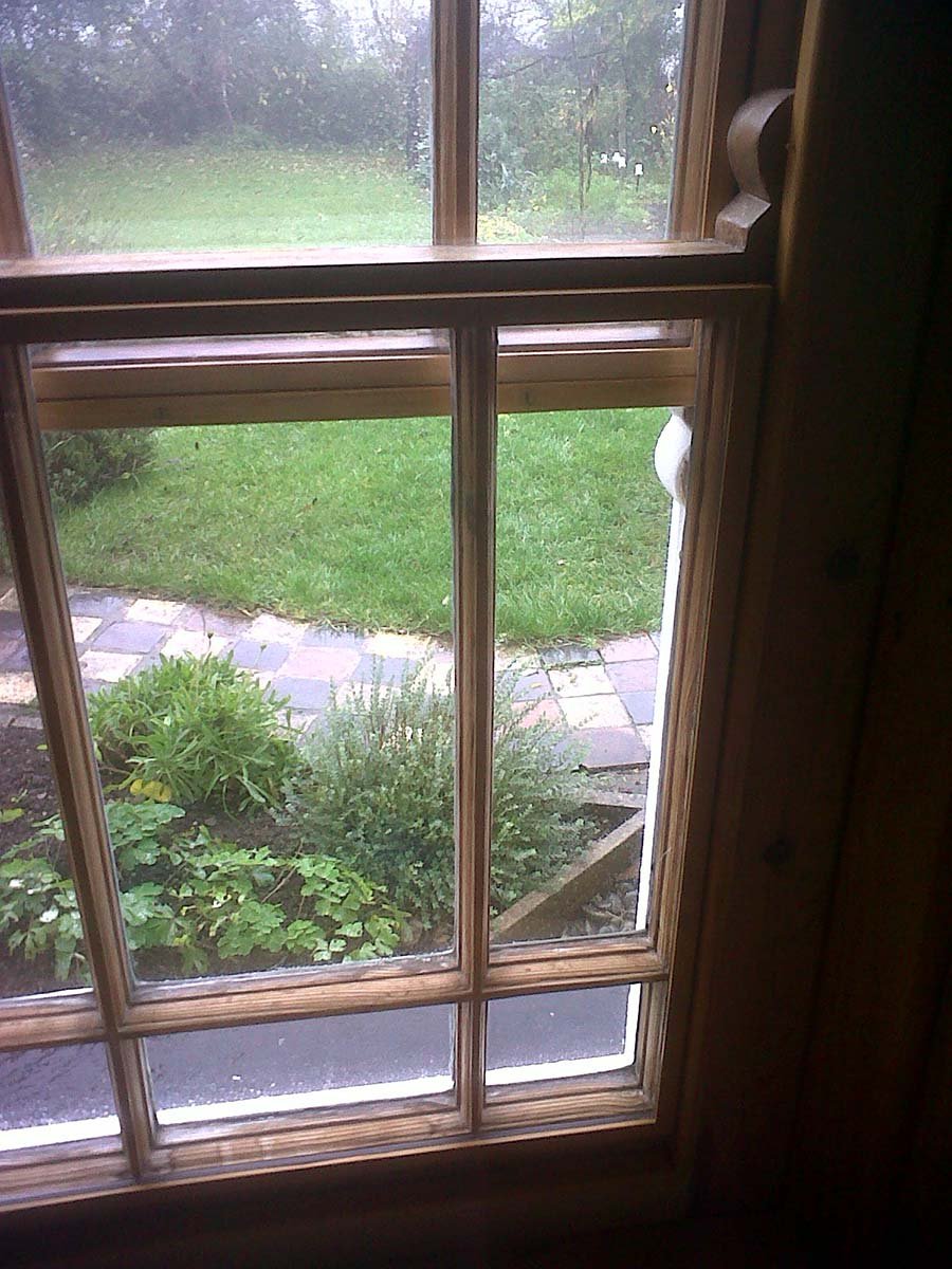 Secondary glazing on sash windows can reduce noise levels
