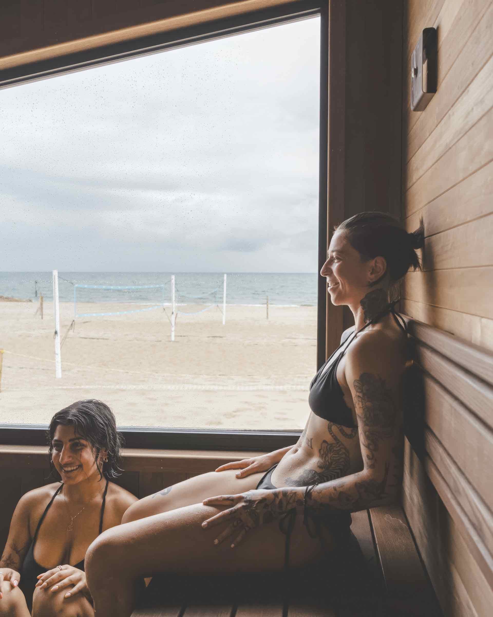 the saltwater sauna