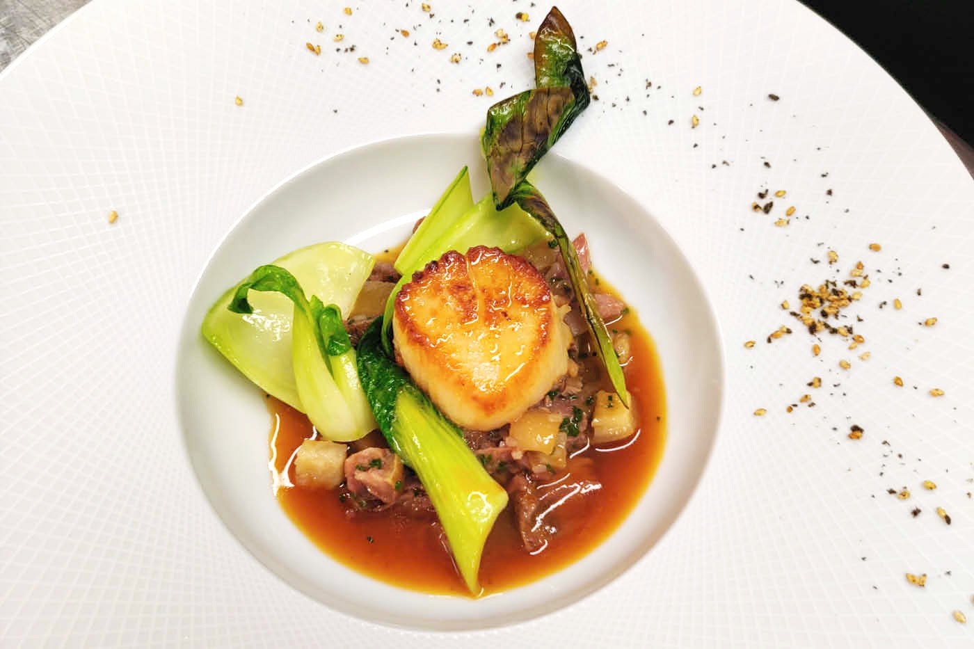 The Crown Inn, Upton food