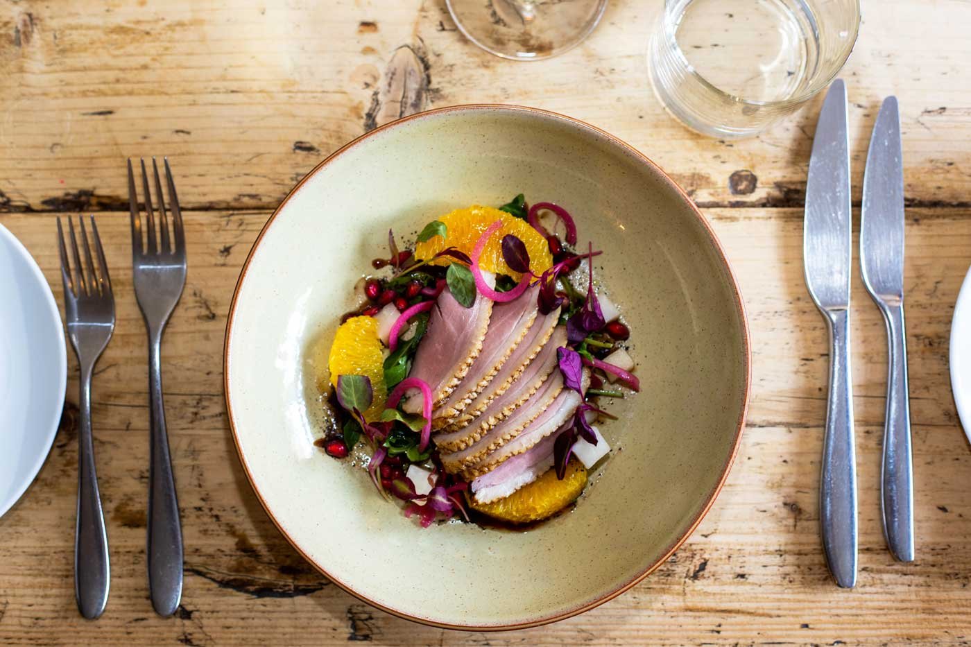 The Old Mill House, Wadebridge meal