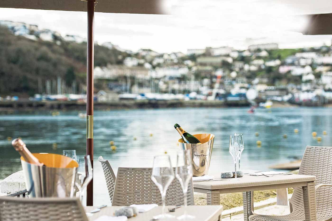 Old Quay House, alfresco dining