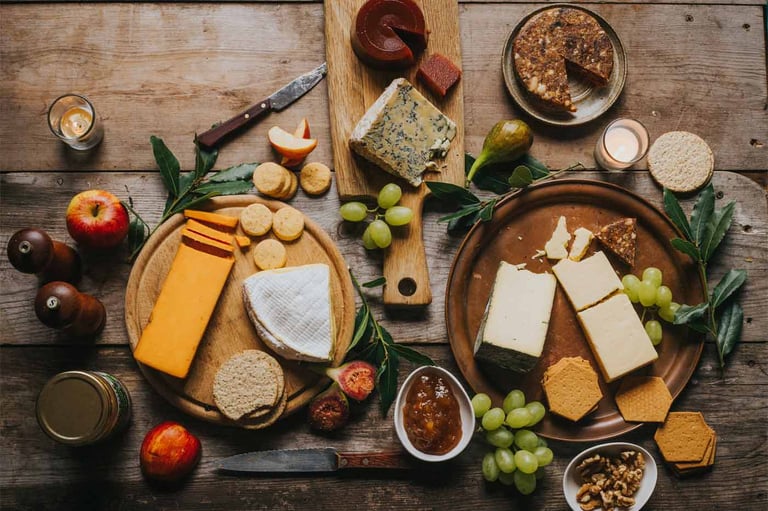 Gourmet food by post, cheese subscription