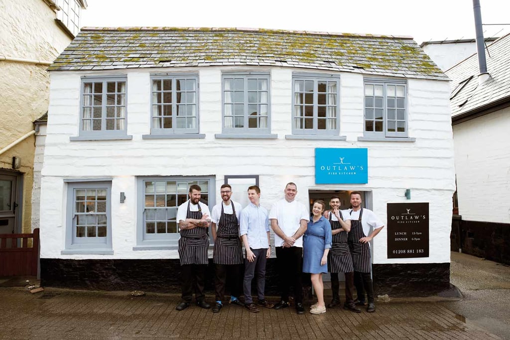 Outlaw's Fish Kitchen, Port Isaac, Cornwall
