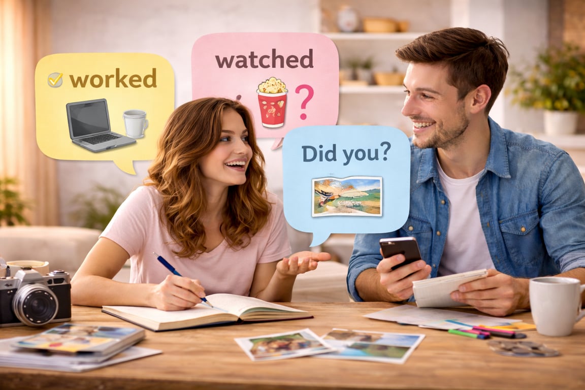 Capa do curso Simple Past – Introduction (A2)