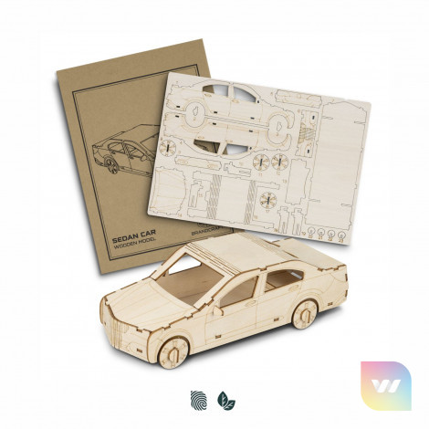 124030 - BRANDCRAFT Sedan Car Wooden Model