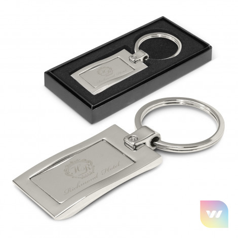 100889 - Wave Metal Key Ring