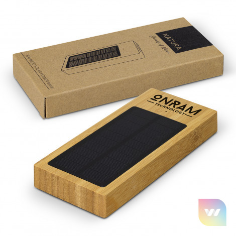122468 - NATURA Bamboo Solar Power Bank