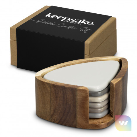 122314 - Keepsake Pebble Coaster Set