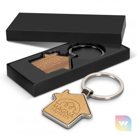 123015 - Santo House Shaped Key Ring