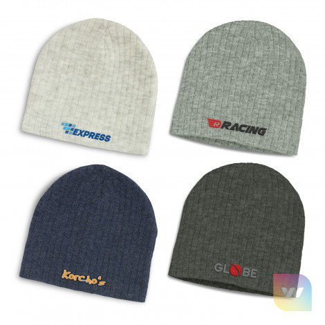 116221 - Nebraska Heather Cable Knit Beanie