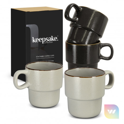 128486 - Keepsake Stackable Coffee Cup - Set of 2