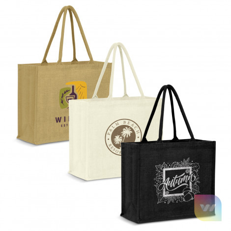 115327 - Modena Jute Tote Bag - Colour Match