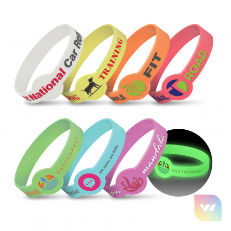 117057 - Xtra Silicone Wrist Band - Glow in the Dark