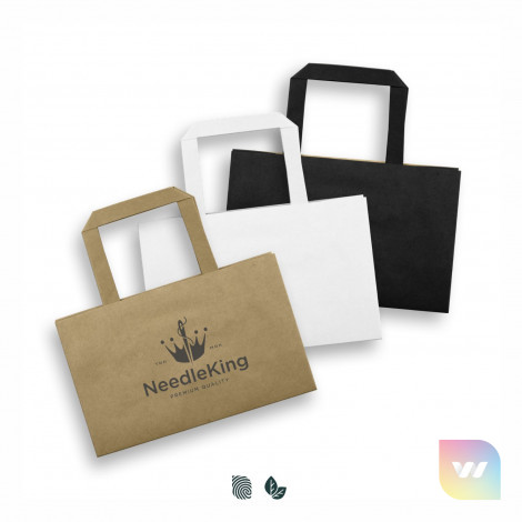 127365 - Small Flat Handle Paper Bag Landscape