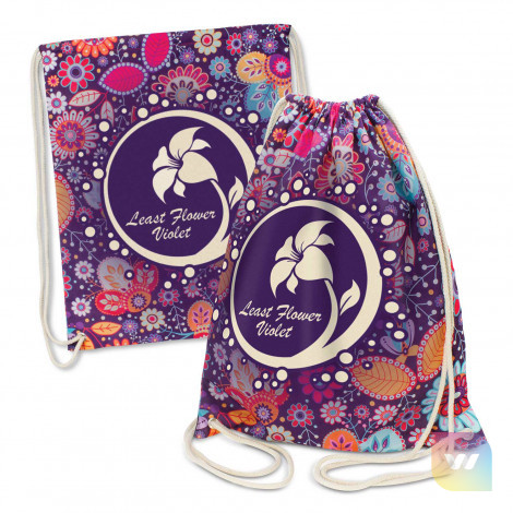112916 - Brazil Cotton Drawstring Backpack