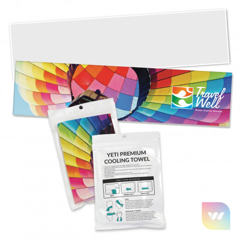 110464 - Yeti Premium Cooling Towel - Full Colour - Pouch