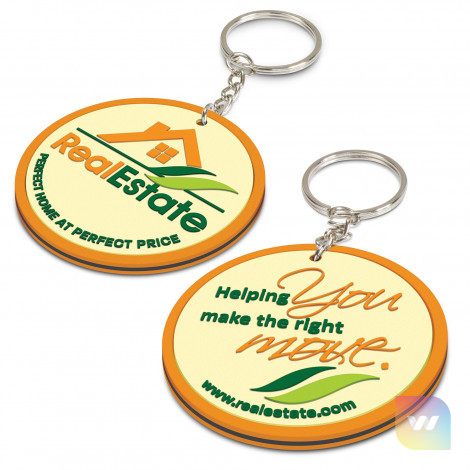 111770 - PVC Key Ring Small - Both Sides Moulded