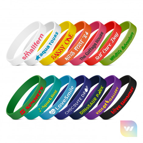 127588 - Kids Silicone Wrist Band - Embossed