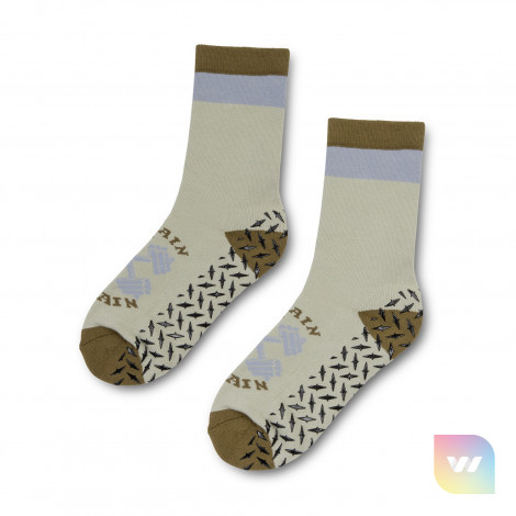 127604 - Nero Crew Grip Socks