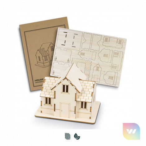 124041 - BRANDCRAFT House Wooden Model