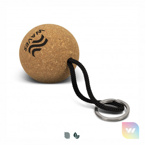 126233 - Cork Floating Key Ring - Round