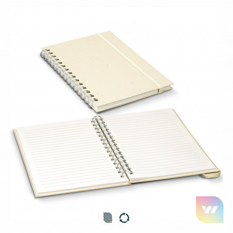 128471 - Terra Recycled Paper Hard Cover Notebook