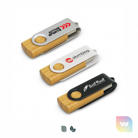 117042 - Helix 4GB Bamboo Flash Drive